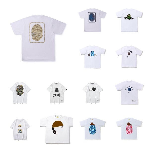 

mens t shirt designer shirt men womens t-shirts summer tees trends cotton casual short sleeve sports shirts, White;black