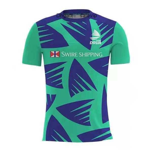 

2022/23 fiji drua rugby run out t-shirt jersey size s-m--xl-xxl-3xl-4xl-5xlxl7l, White;black