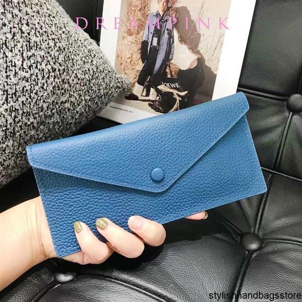 

wallets envelope long women slim genuine leather female phone hand purse luxury cowhide classic clutch bag card holder y2301278c, Red;black