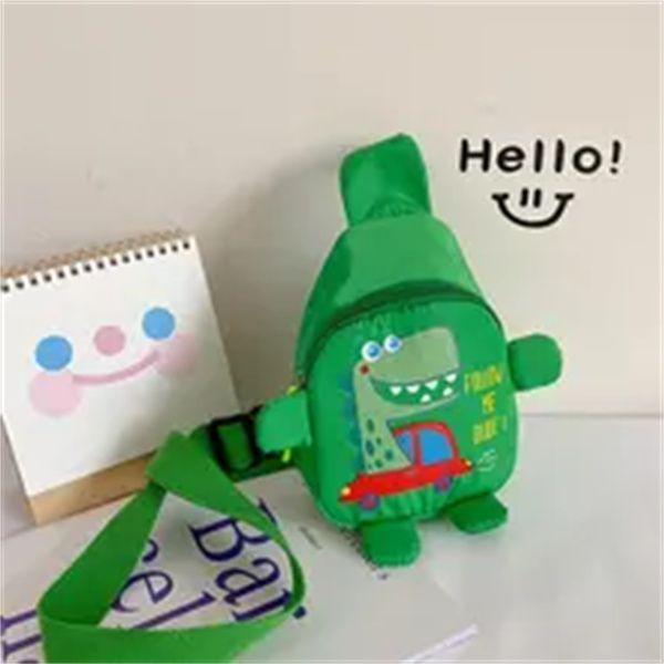 

toddler sling bag cute dinosaur patter toddler chest sling bag waterproofstrap backpack for kids beach outgoing a2, Black