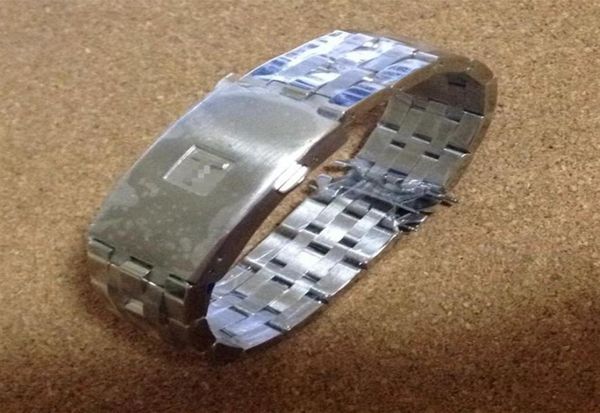 

19mm 20mm prc200 t17 t461 t014430 t014410 watchband watch parts male strip solid stainless steel bracelets straps219d8395041, Black;brown