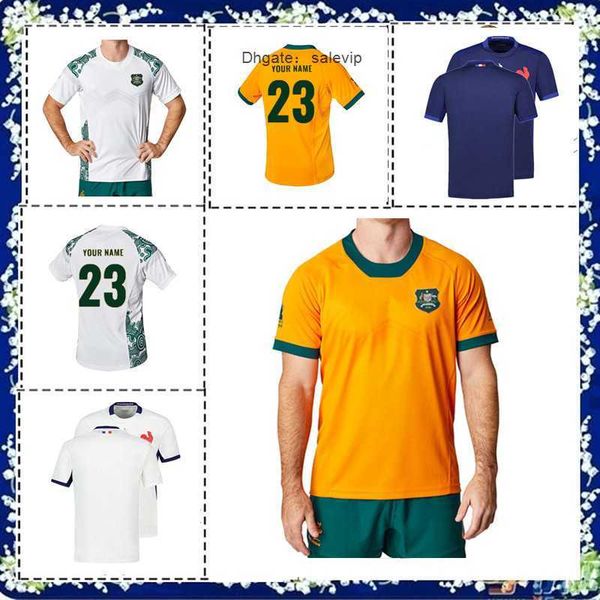 

2023 australia wallabies home rugby jersey shirt 2023/2024 wallabies rugby jerseys shorts size s--xl--5xl9oxh, White;black