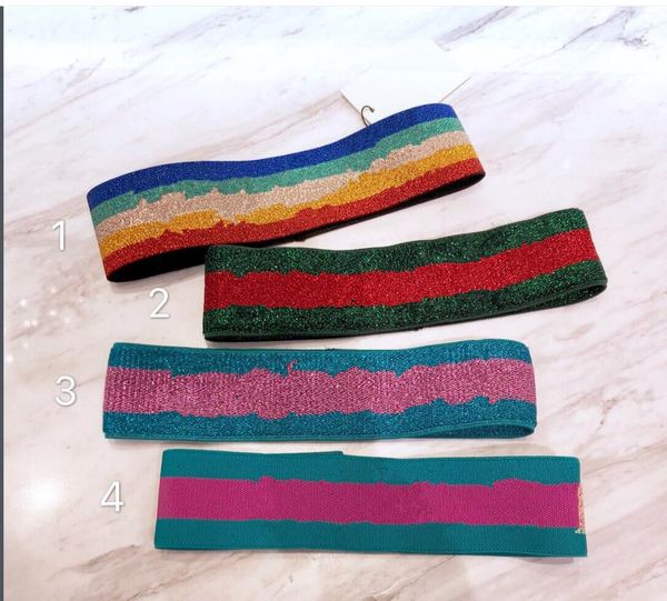 

designer wide headbands bandana for women new luxury elastic hair bands headwraps scarf yoga headwear hair accessories gifts s837, Blue;gray