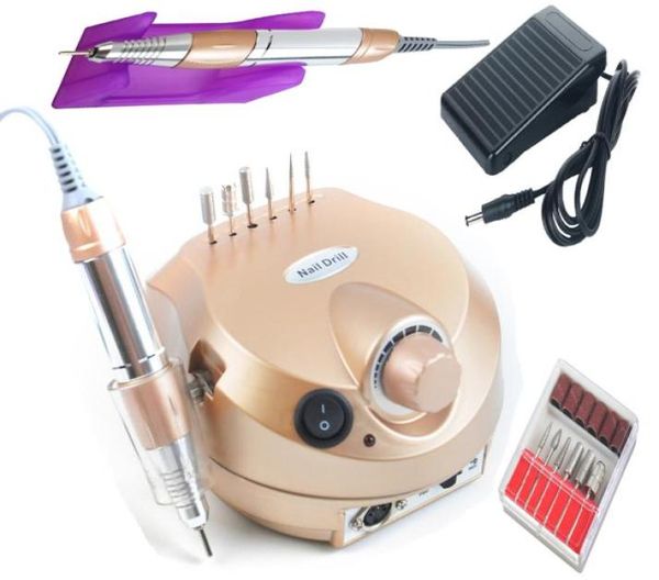 

professional electric nail drill machine manicure kits file drill bits sanding band accessory nail salon tools9126696