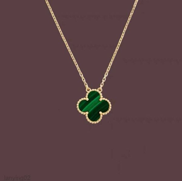 

fashion pendant necklaces for women elegant 4/four leaf clover locket necklace highly quality choker chains designer jewelry plated gold gir, Silver