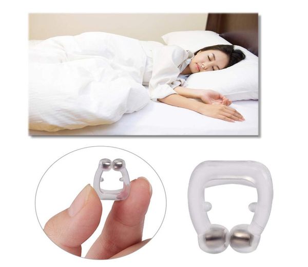 

newtype mini anti snoring device silicone nose clip snore sguard devic necessary for business trip1555658