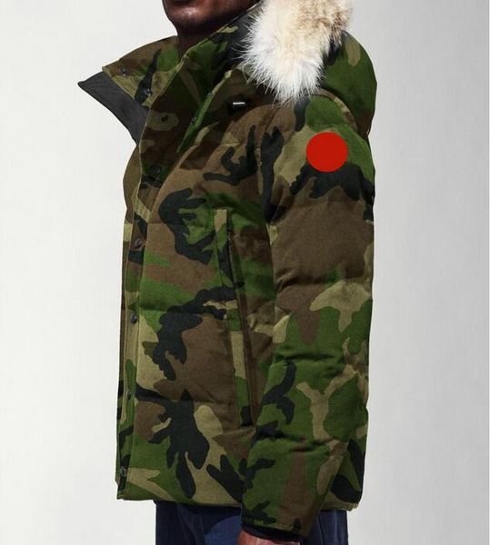 green camouflage red label