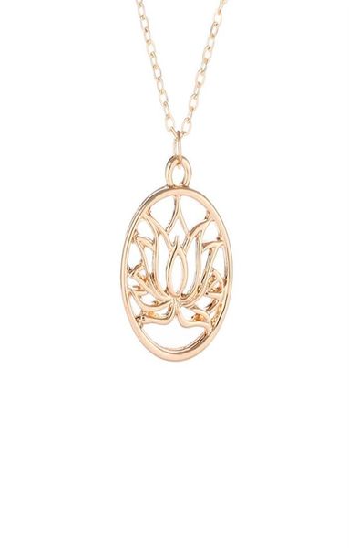 

12pcs fashion jewelry new arrived buddha lotus pendant necklace for women whole q1107337l7772369, Silver