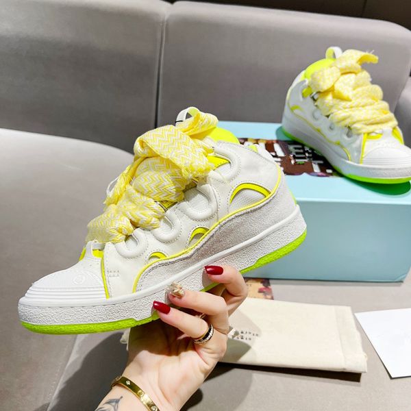 

designer shoes shoes casual shoes men women sneaker thick soled mens women cartoon letters thick soleg 0728, Black
