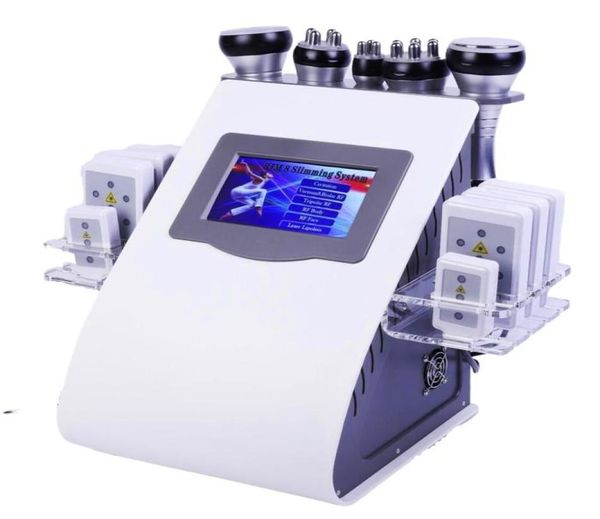 

40k ultrasonic vacuum cavitation machines 8 pads lipo slimming beauty machine radio frequency skin tightening fo1939830, Black
