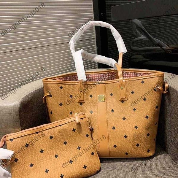 

pink designer handbags womens shoulder bags quality mc letters print leather tote shopoing bag purse large capacity handbags 2pieces set