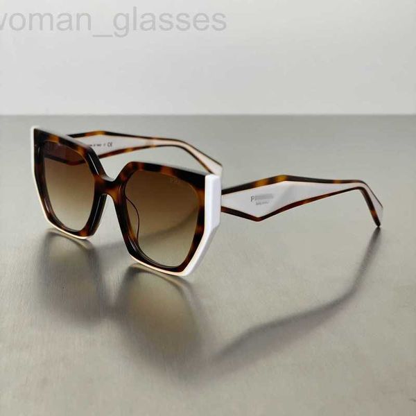 

sunglasses designer p family 23 new ins sunglasses for women's summer uv protection square plate fashionable irregular spr15w dr1y, White;black