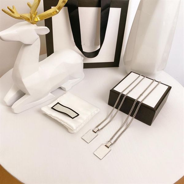 

fashion necklace luxury pendant necklaces love bracelet for man women designer jewelry bracelets with channel box329k, Silver