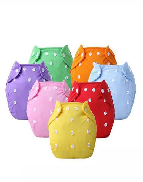 

reusable baby cloth diaper washable adjustable training pant cloth diaper baby ecofriendly diapers 7 colors kka78532643034