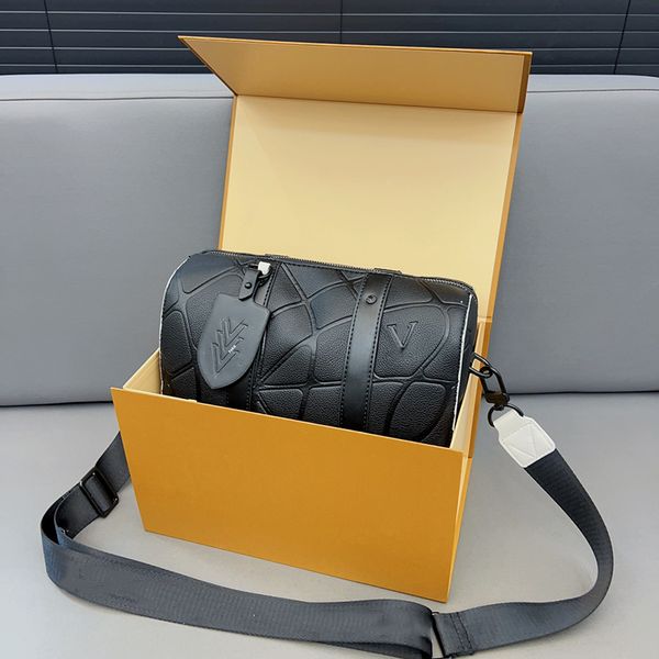 

womens shoulder bag leather classic print luxury handbags adjustable shoulder strap crossbody bag pillow bag black large capacity travel bag