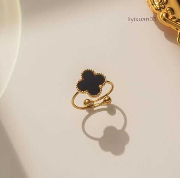 

designer jewelry luxury classic 4/four leaf clover charm van kaleidoscope for girl women classic cleef diamond butterfly plated rose gold lu, Silver