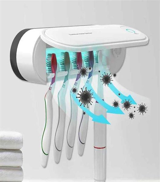 

epacket toothbrush sanitizer sterilizer uv holder household sterilization drying toothbrushes rack309e317f8409395