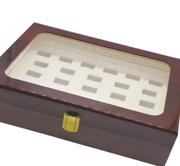 

27 holes for rings box in jewelry packaging012345678368249, Black;white