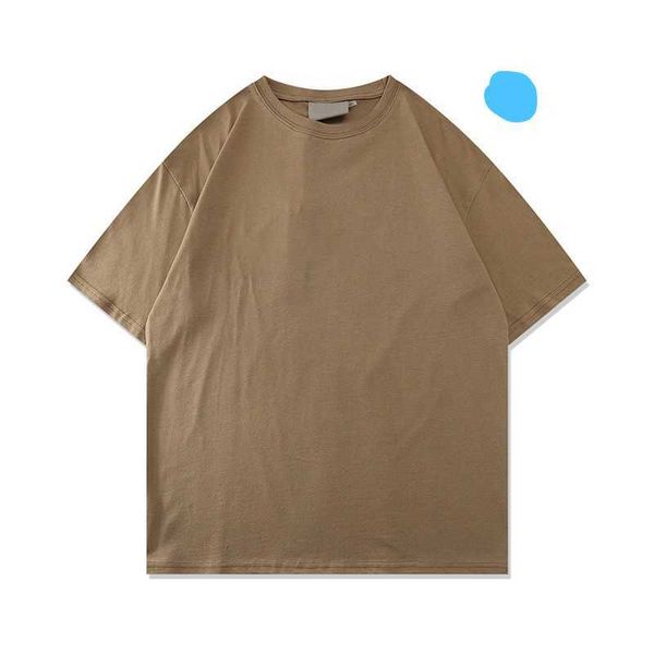 

21ss designer tide t shirts chest letter laminated print short sleeve high street loose oversize for men and women casual t-shirt 100% pure, White;black