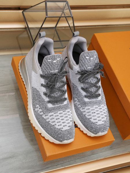 

9model 2023 new genuine leather gray men's designer shoes breathable comfortable casual sneakers men sport shoes for man, Black