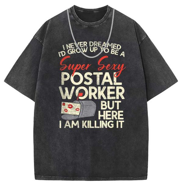 

galleries short sleeved t-shirt, men's wax dyed, washed, vintage punk, loose fitting, oversized trend, White;black