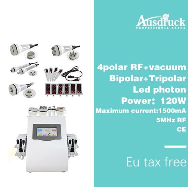 

new arrival 10 pads lipo diode lllt ultrasonic cavitation vacuum radio frequency bio tripolar rf machine beauty ls804841116