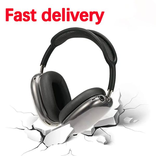 

for airpods max headphone cushions accessories solid silicone high custom waterproof protective plastic headphone travel case