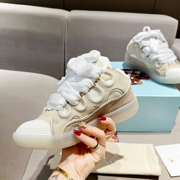 

designer shoes shoes casual shoes men women sneaker thick soled mens women cartoon letters 0728, Black