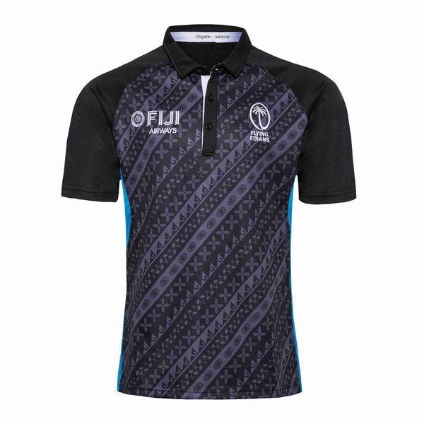 

2021 fiji polo rugby jersey shirt size s--3xl-4xl-5xl, White;black