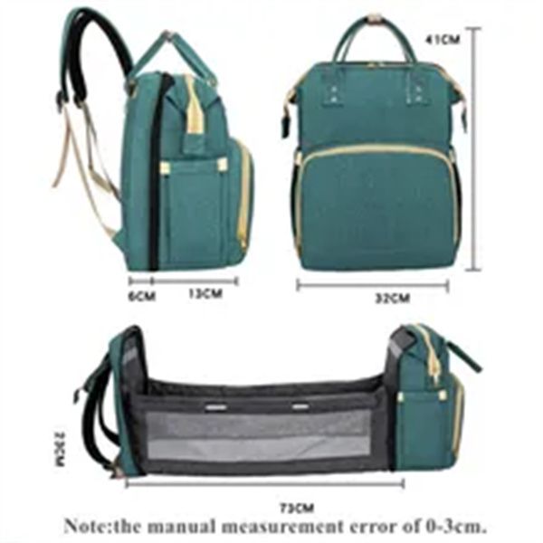 

diaper bags moms backpack multifunctional baby bed bags maternity nursing handbag stroller bag nappy large capacity mummy bags a2, Black