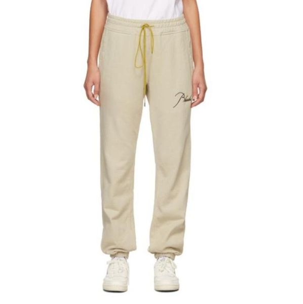 

embroidered trousers vintage drawstring terry sweatpants pants5727189, Black