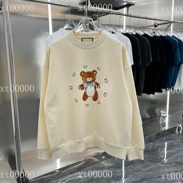 

mens designer sweaters hoodies famous hip hop men women hoodie hoodies street cotton loose sleeve sweatshirt womens casual round neck long s, Black;brown