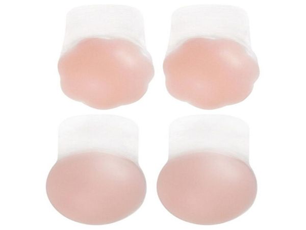 

10 cm self adhesive silicone lift up breast nipple cover bra pad invisible breast petals for party dress8681537