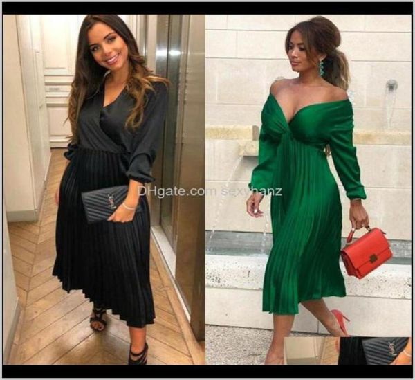 

casual dresses clothing apparel womens vneck maix party fashion elegant ball gown formal wedding female long sleeve dress3472752, Black;gray