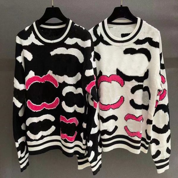 

new women's sweaters casual fashion knitwear women designer sweaters cc1031, White;black