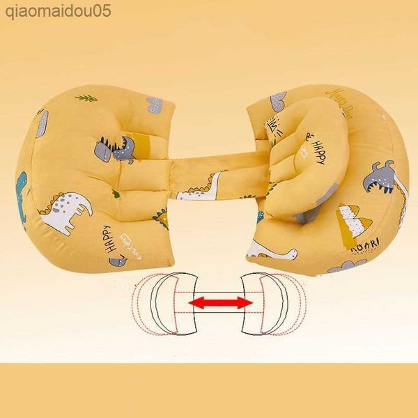 

100% cotton pregnant women comfortable sleeping pillow cartoon style multi-functional waist protect support belly sleep pillow l230712