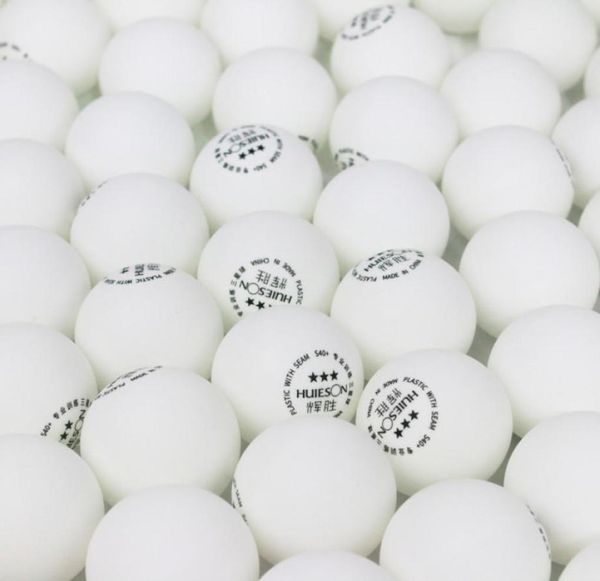 

huieson 100pcsbag standard 3 star abs plastic ping pong balls 40 28g table tennis poly balls for adults competition training c15262541955