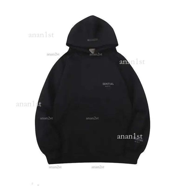 

men hoodies designer hoodie essentail sweatshirts hoody women high street streetwear ess loose hoodie couple cotton sweaterm, Black
