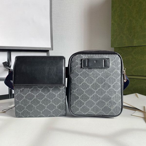 

designer bag mens fashion mobile phone bag multi function mini shoulder bag temperament wallet card bag vintage woven bag 450956