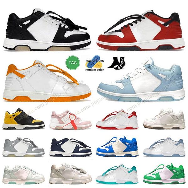 

out of office sneaker low designer casual shoes white vintage distressed leather platform sneakers luxury for walking dhgates mens women lo, Black