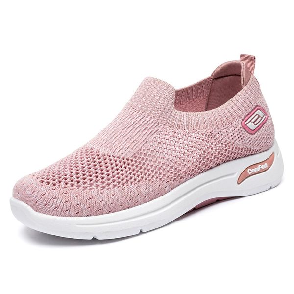 

summer breathable womens running shoes low woman jogging shoe grey sports walking shoe red casual sneakers