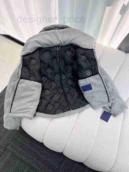 

men's jackets designer mens fashion women winter down jacket man classic reversible coat woman woolen letter pattern 79r1, Black;brown