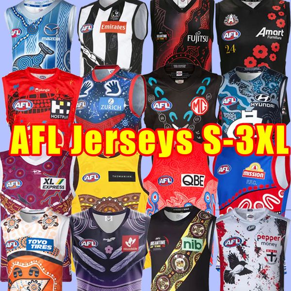 

geelong cats rugby jerseys afl essendon bombers melbourne blues adelaide crows st kilda saints 22 23 gws giants guernsey tasmania west coast, Black;gray