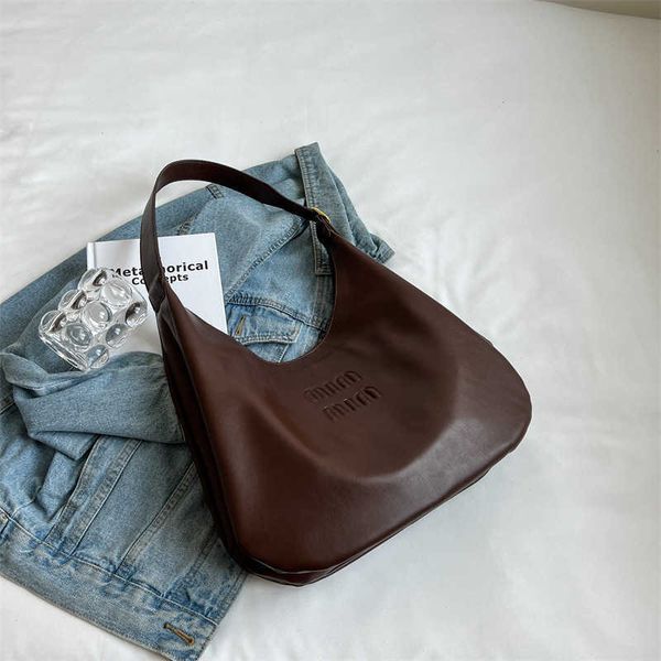 

designer bags underarm bag women's capacity commuter shoulder bag hobo miu tote bag sv7u