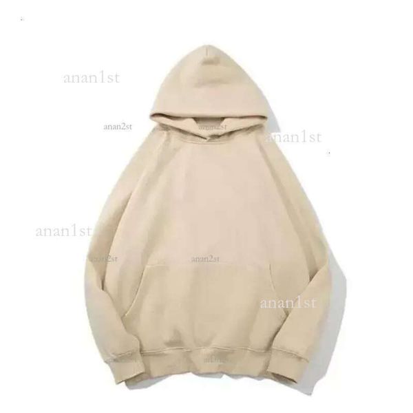 

mens womens hoodies warm pullover hooded essentail brand designers loose sweatshirt clothing reflective designer ess hoodie sudaderan, Black