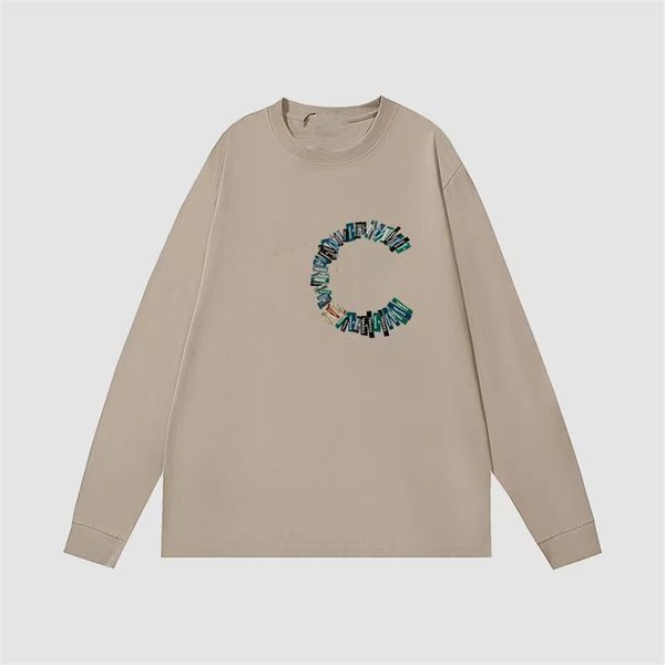 

fashion hoodie sweatshirt 2023 channel luxury design men's and women's pullovers loose long sleeve letter logo casual student acti, Black
