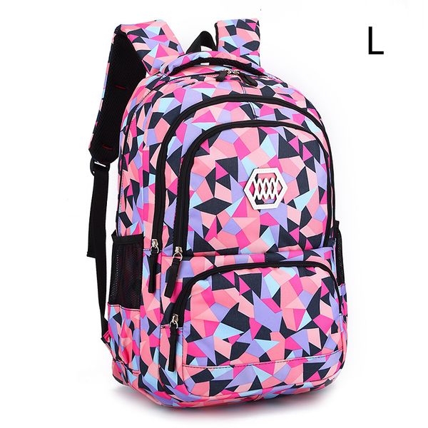

school bags women's lapbackpack geometric printing female business backpack waterproof school bags for teenagers girls children book ba