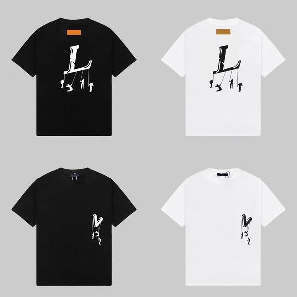 

luxury mens fashion designer t-shirt printed short sleeve hip hop clothing asian size m-xxxxxl 5xl, White;black