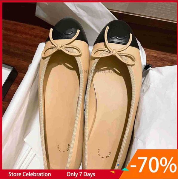 

designer shoes paris brand designer black ballet flats shoes women spring quilted genuine leather slip on ballerina luxury round toe ladies