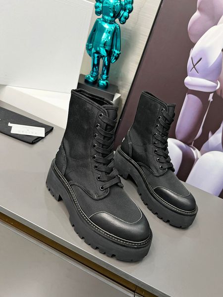 

designer boots luxury men women snow mini ankle short duck leather winter platform boots maroon gray 0725, Black